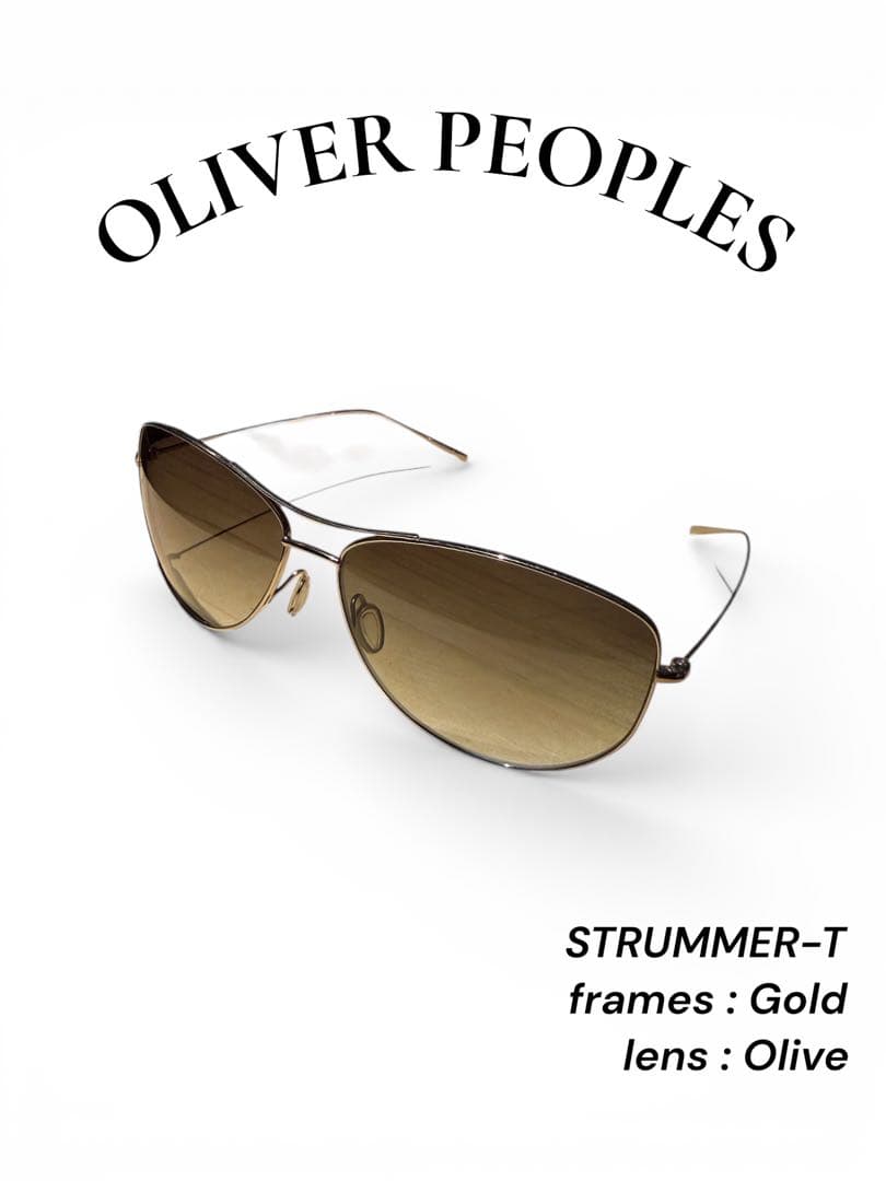 OLIVER PEOPLES オリバーピープルズ Strummer-T Gold