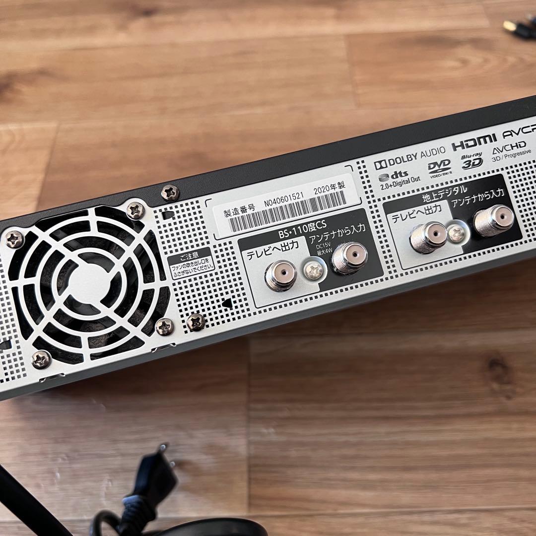 東芝 REGZA タイムシフトマシン DBR-M3009 2020年製 HDD付