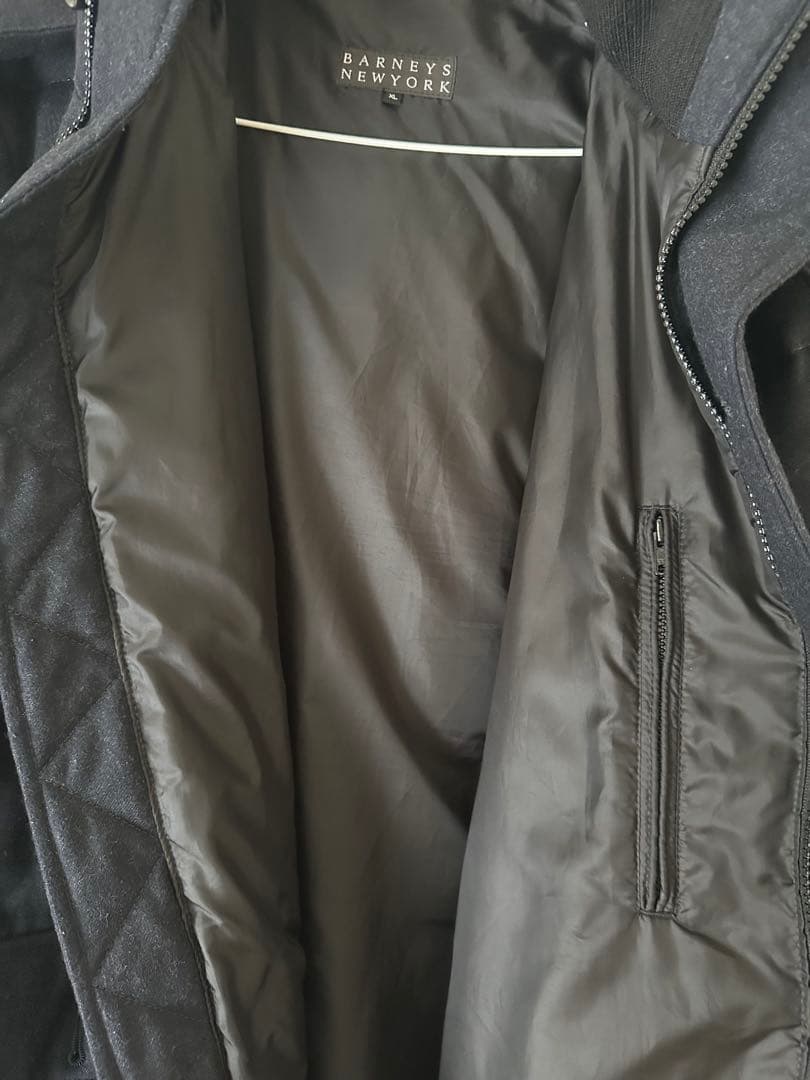 【XL】ダウン バーニーズニューヨーク ネイビー