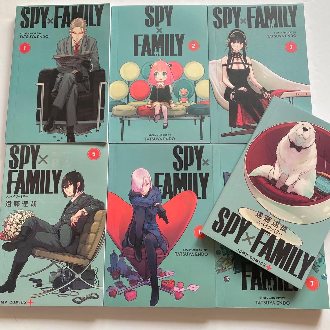 spy×family 英語 まんが1〜7巻 海外版 洋書 スパイファミリー