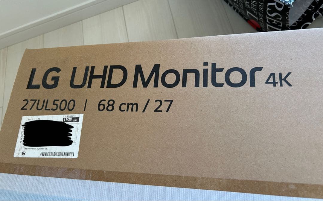 モニター2台とモニターアーム1台セット LG27UL500-W 27インチ 4K