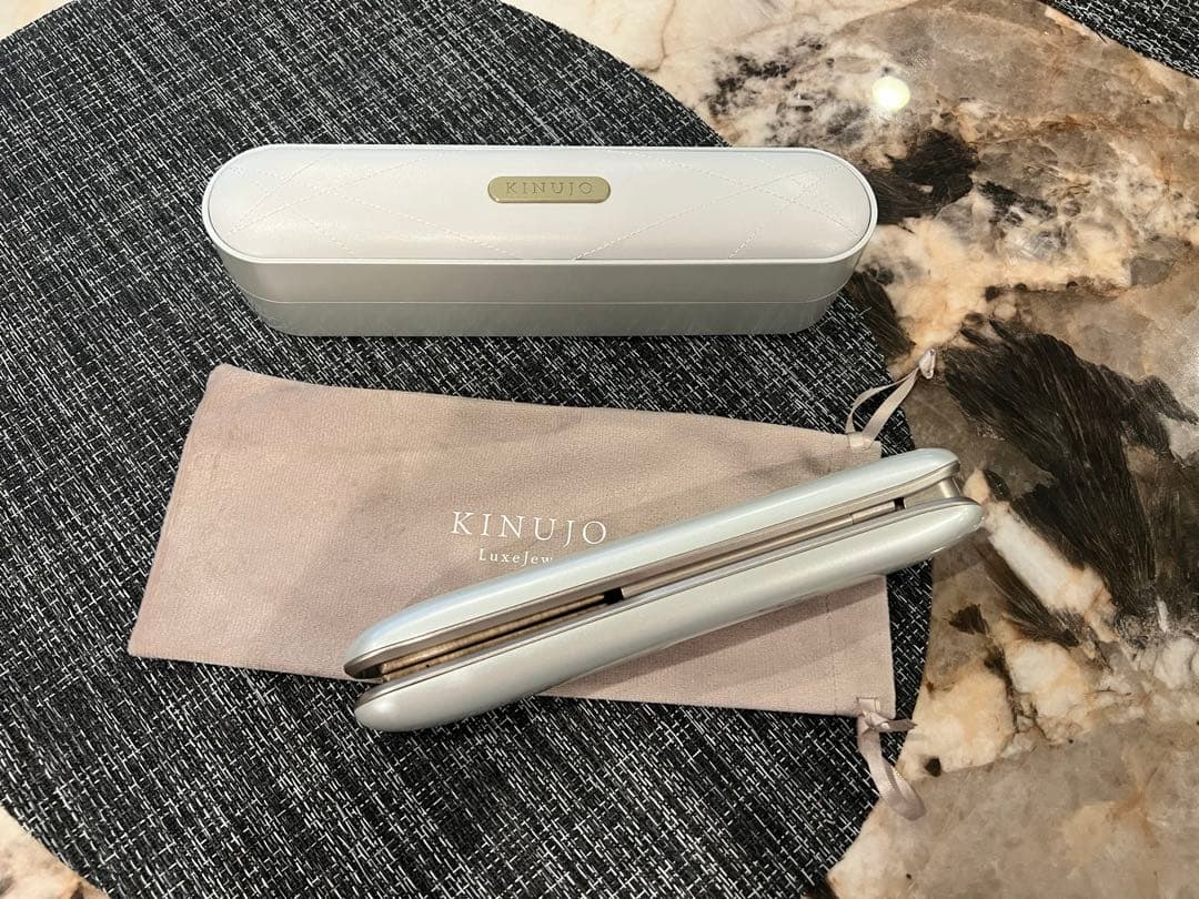 KINUJO ストレートヘアアイロン シルバー