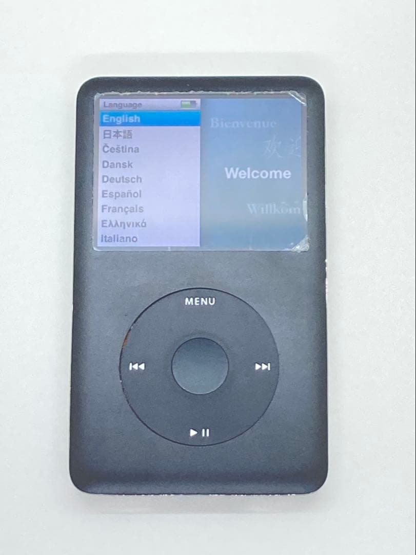 綺麗なiPod classic 第7世代 160GBからSSD1TB