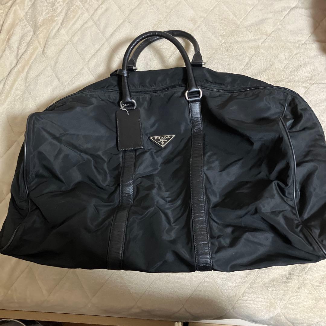 難あり　PRADA ボストンバッグ 黒 ナイロン