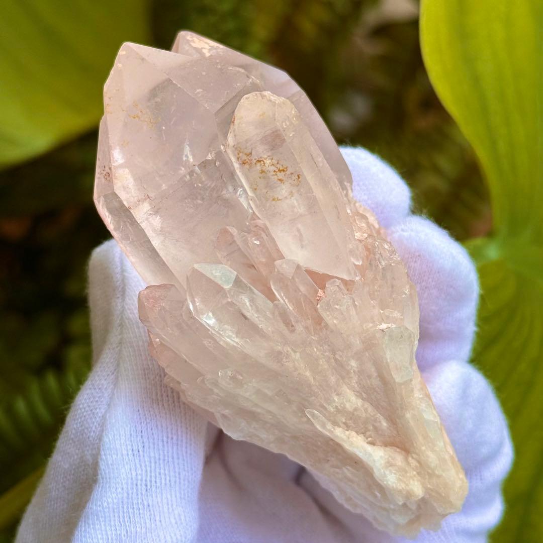 ピンクキャンドルクォーツ　原石　マダガスカル産　天然石