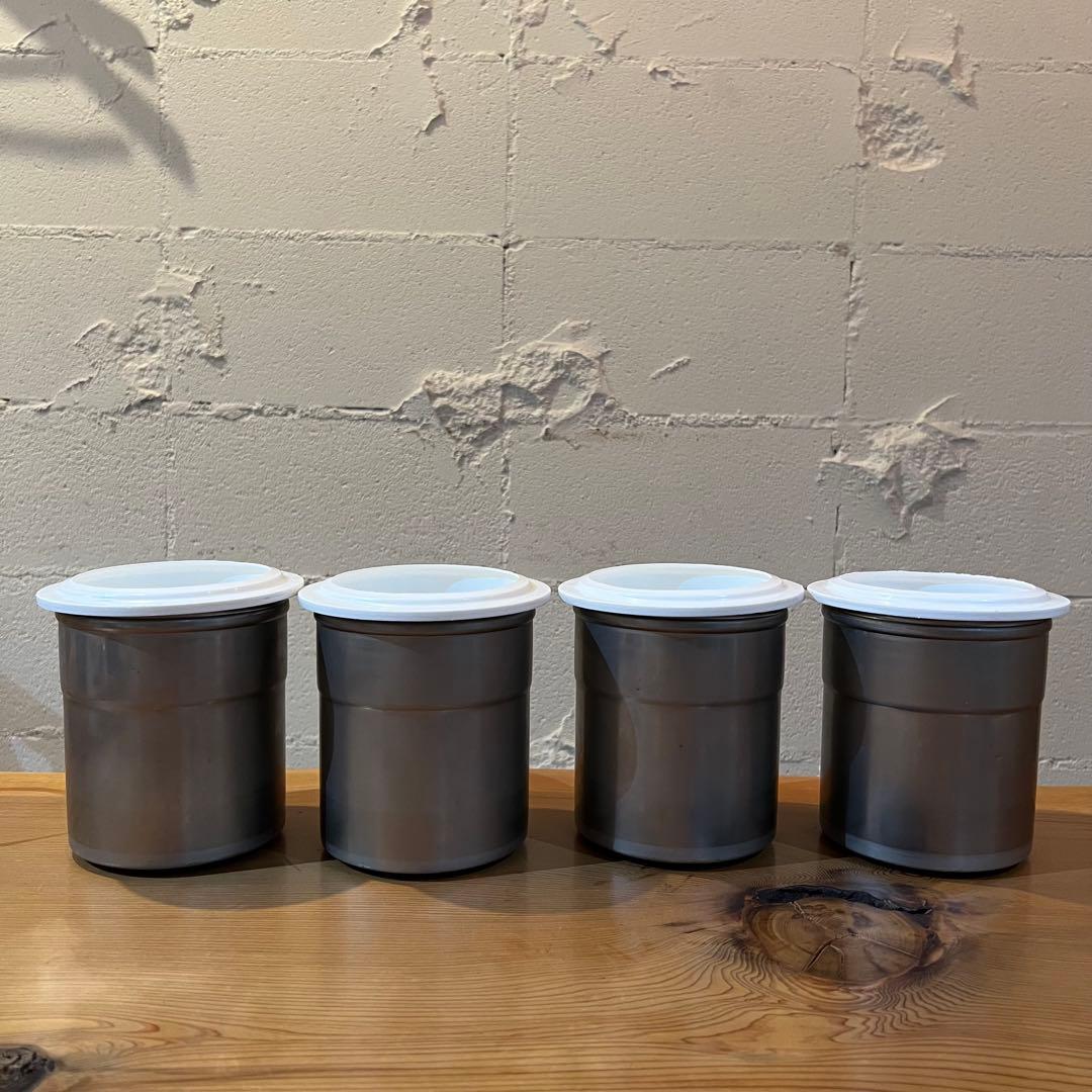 パコジェット専用ビーカーと蓋　4セット