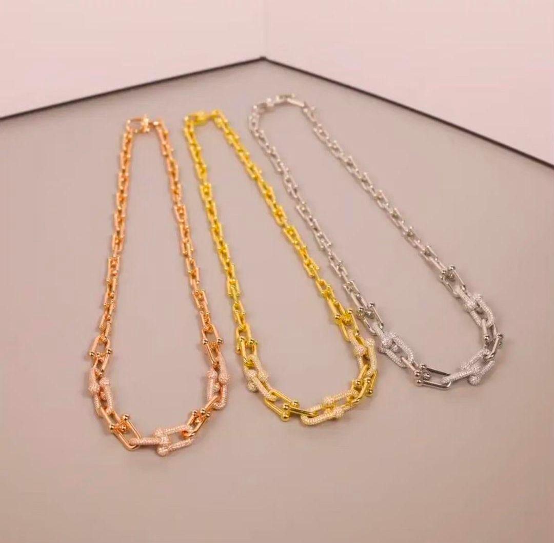 ☆夕顔☆ハードウェア　ピンクネック　ピンクダイヤピアス２点　セット商品