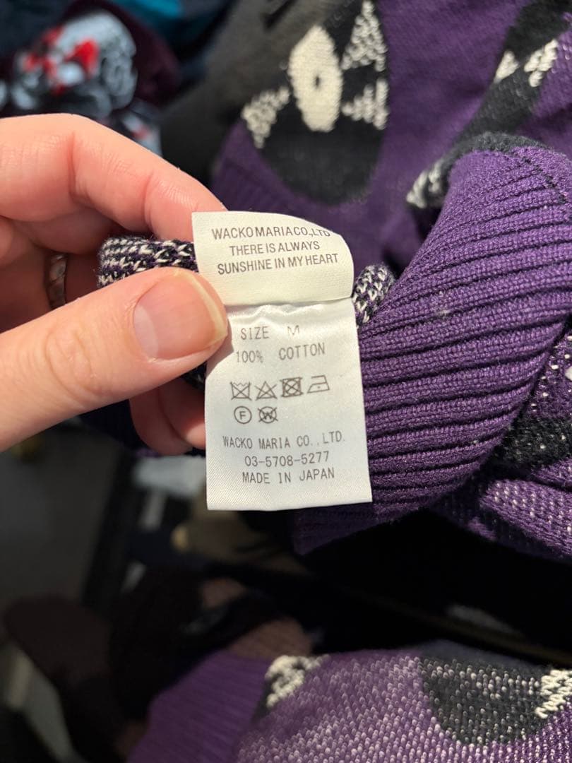 ワコマリア　クルーネックニット