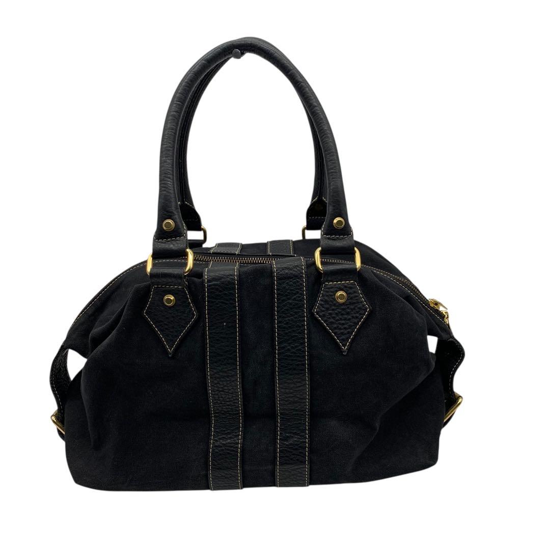 ヴィヴィアン　ウエストウッド　ボストンバッグ　オーブ　キャンバス　レザー