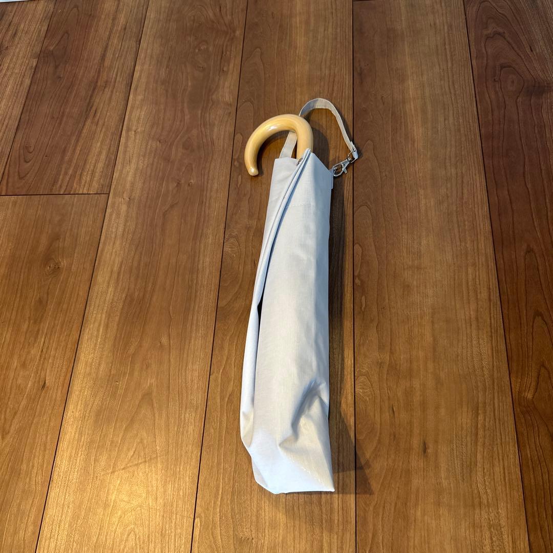 COKAGE+ 木手元 55cm 2WAY 2段折りたたみ日傘　パウダーブルー