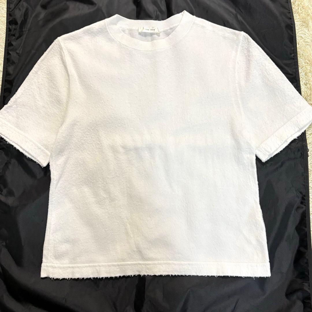 THE ROW ザロウ カットソー　Tシャツ　ネップ加工　ニット　半袖