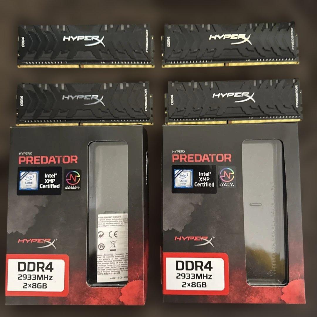 DDR4 8GB×4 HyperX