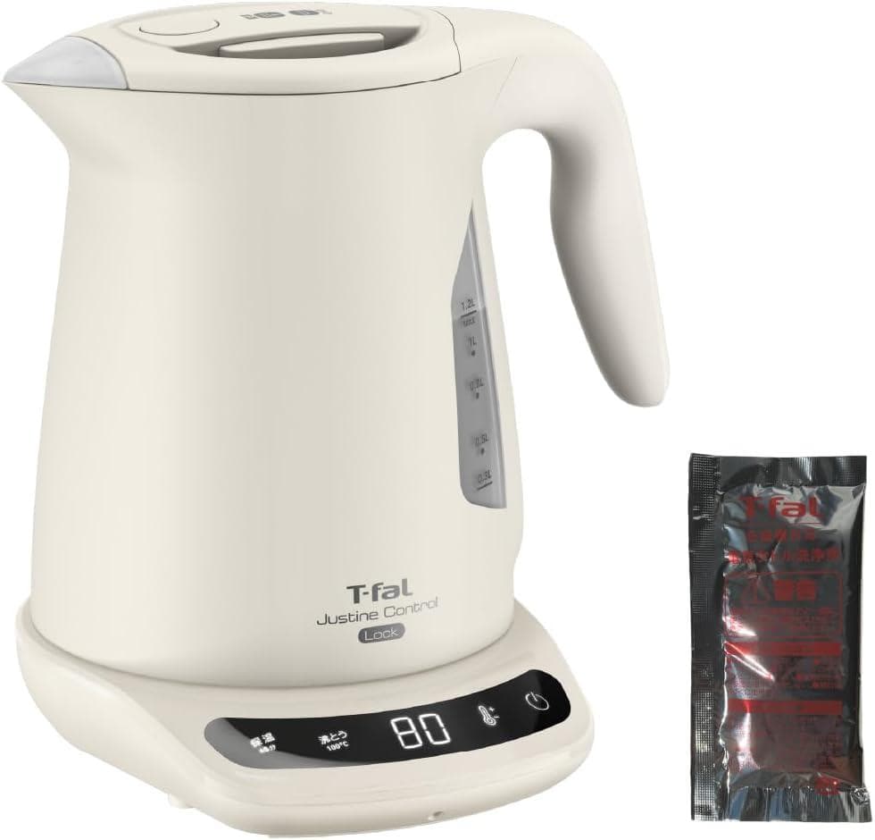 ティファール 電気ケトル 1.2L 大容量 アイボリー KO823AJPA