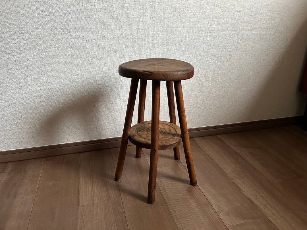 t*5様 希少　5本脚　スツール　丸椅子　アンティーク　レトロ　ヴィンテージ　チ