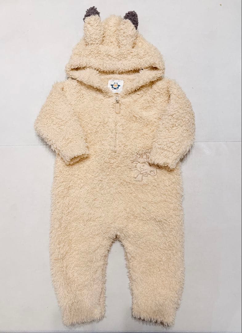 【ジェラートピケ ベビー】ポケモンスリープ　ピカチュウロンパース