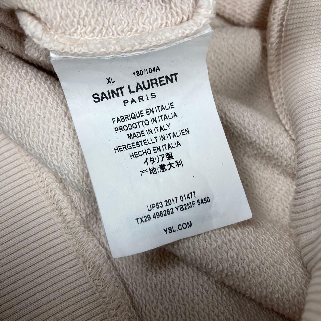 サンローランパリ　ダメージ加工　スウェット　XL 18SS スウェット