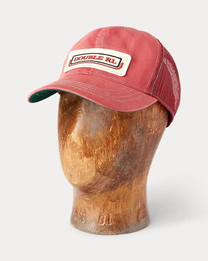 【RRL】ロゴパッチ ツイル トラッカー キャップ 新品、未使用