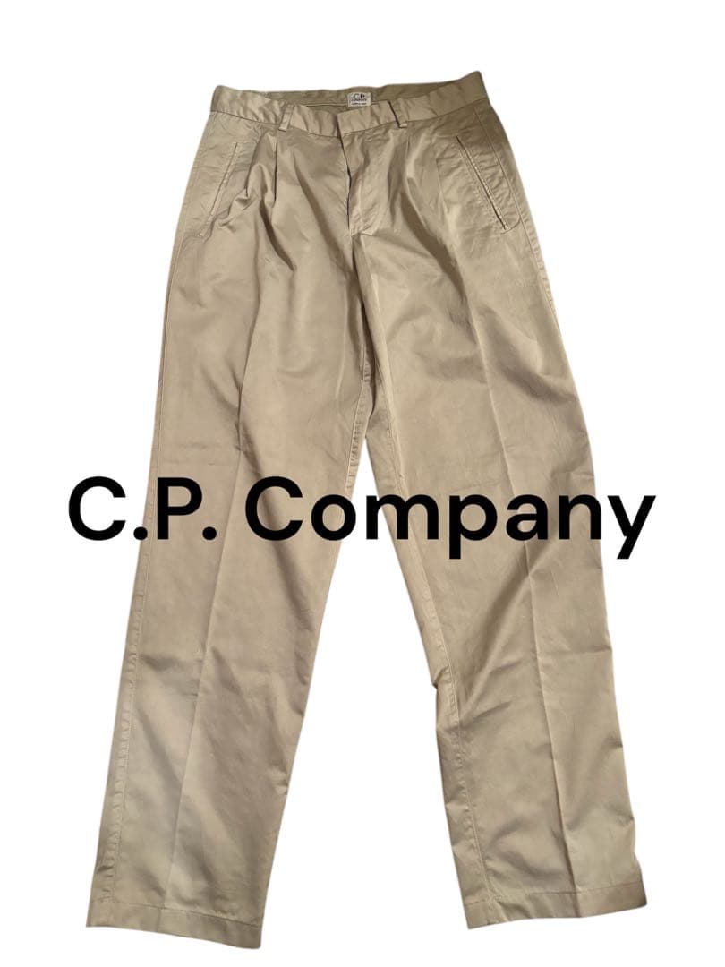 C.P. COMPANY パンツLAMPOジップ イタリア製 00s テック素材