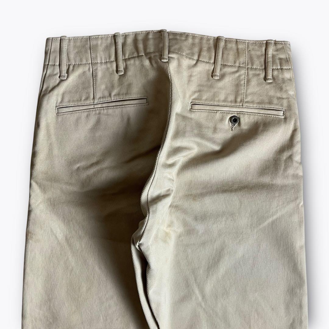 【極美品】RRL ダメージ加工 ピケ チノパンツ 月桂樹ボタン 29×30