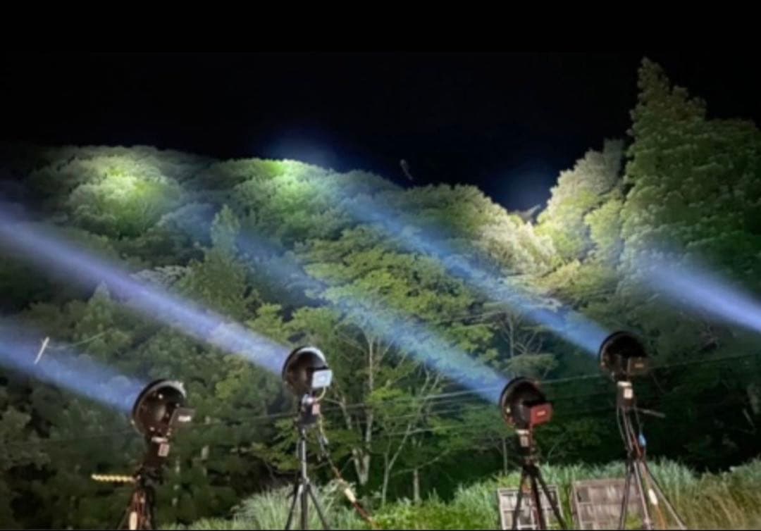 爆光 新品 強力 HID7インチ 118W程度　紫外線強化バルブ 灯火採集に！