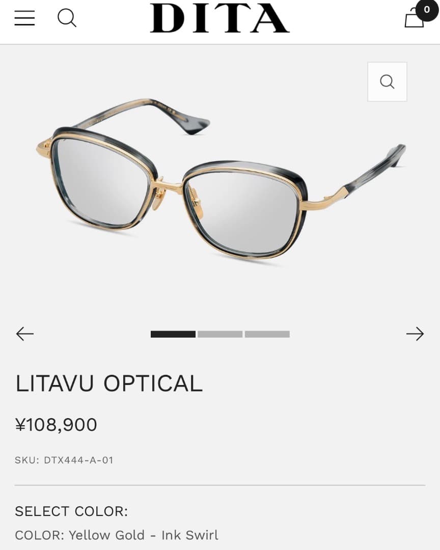 【未使用】DITA/ディータ LITAVU DTX444-A-01