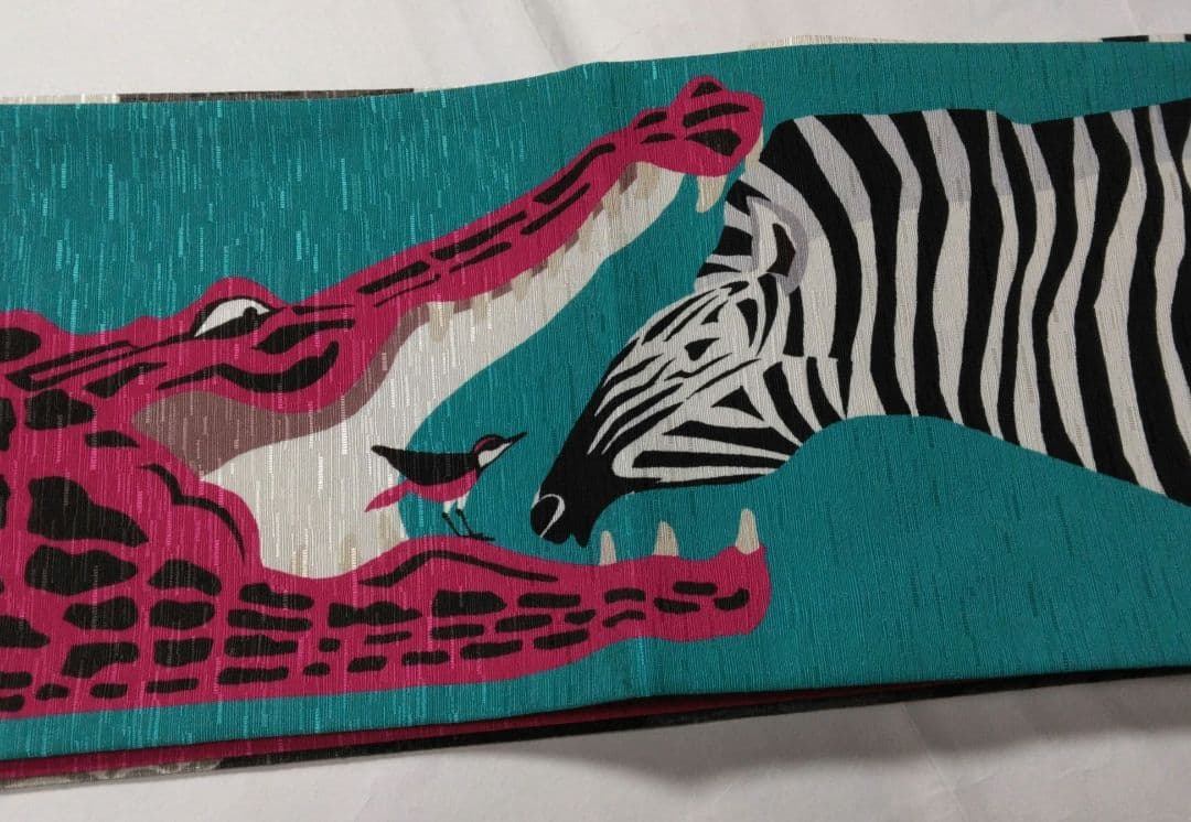 ワッカwakka　良い歯の日＆いざお江戸!! リバーシブル半幅帯