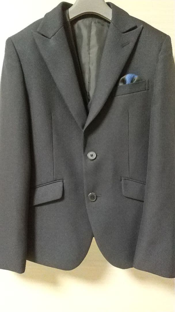 【美品】ジュニアスーツ　6点セット　150cm・ネイビー