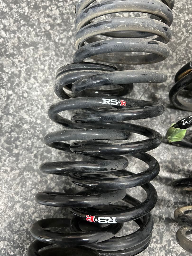 p*y様 RSR サスペンションスプリング 黒　エブリィ　DA17W 前後左右