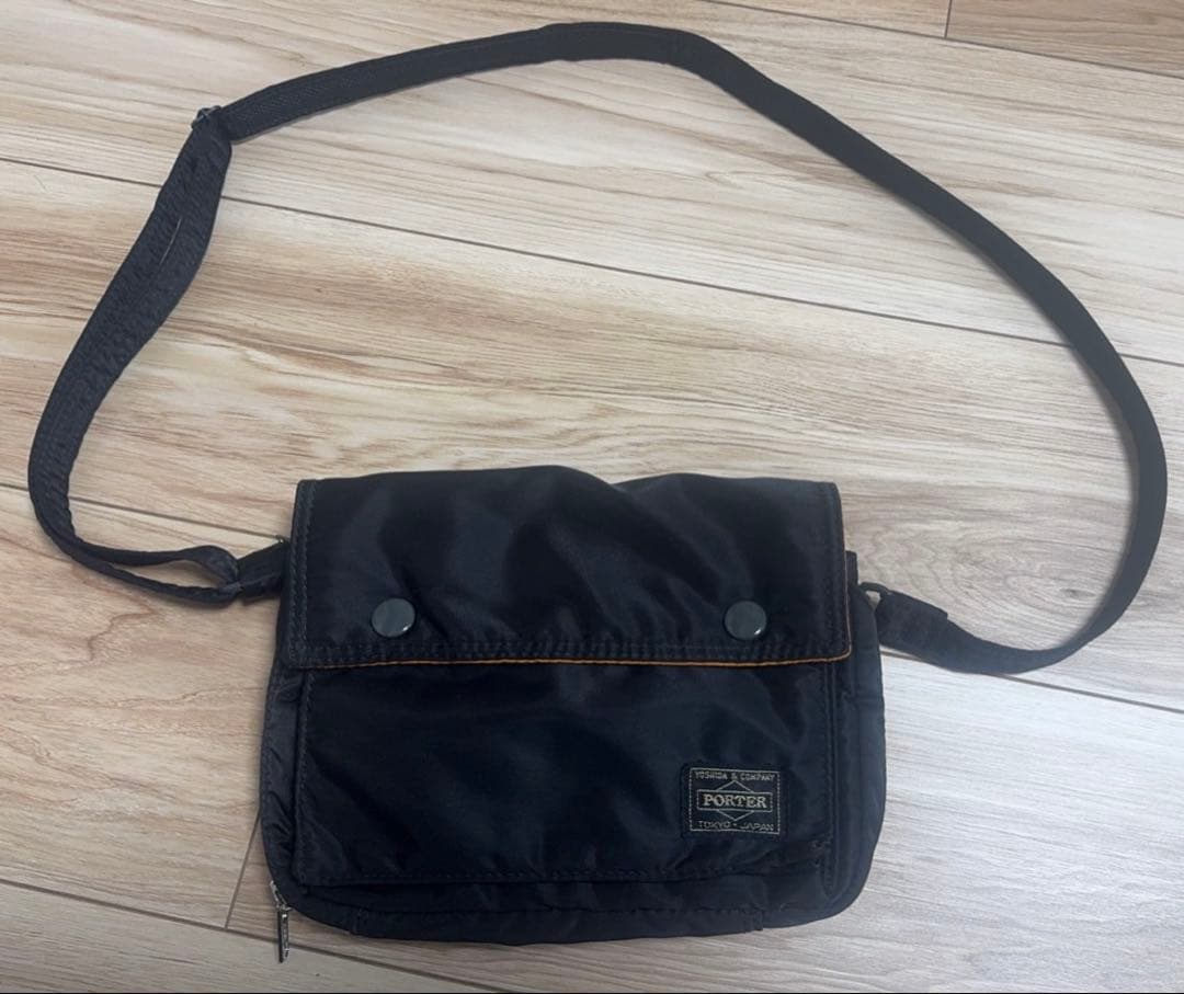 PORTER ショルダーバッグ ブラック オレンジ