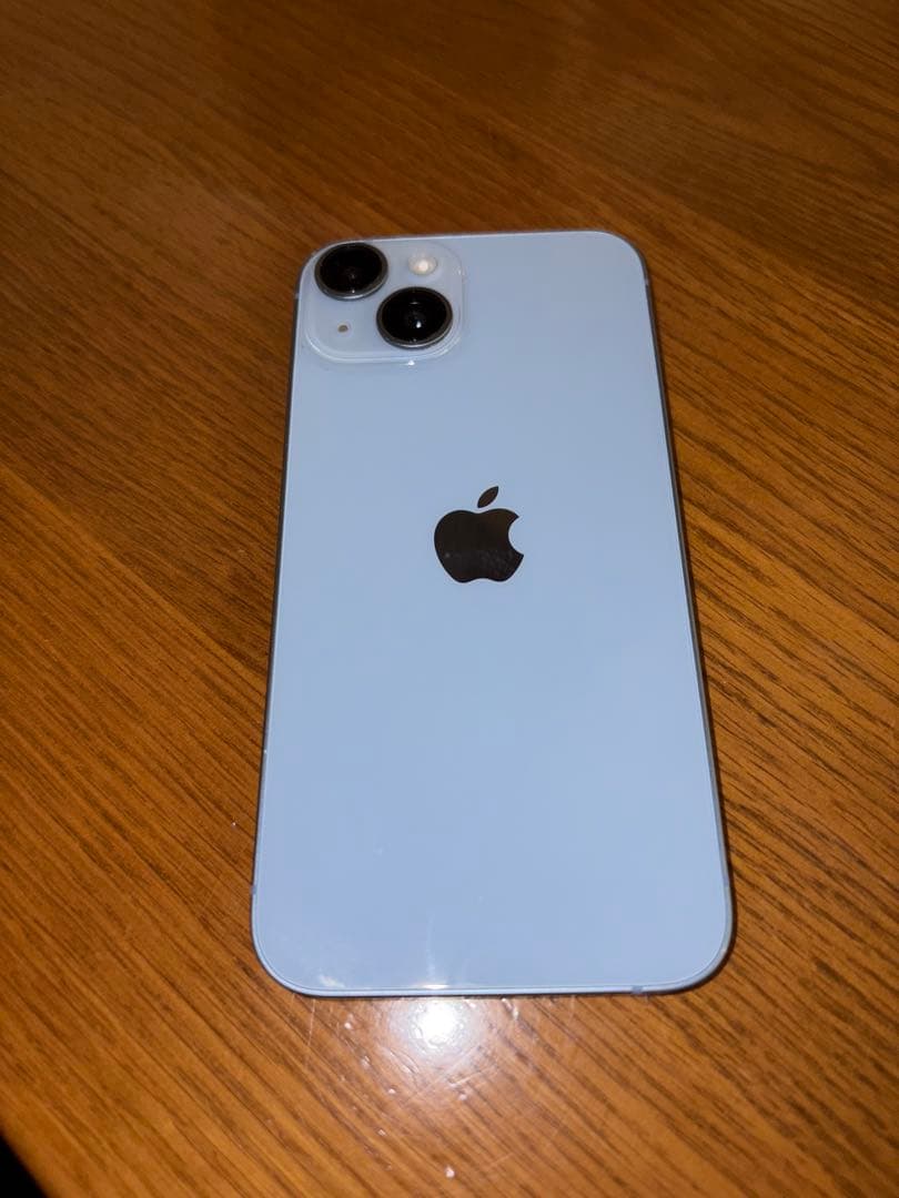 Apple iPhone 14 ブルー　表面割れ無し128GB