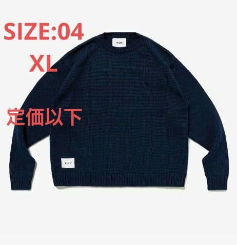 トップス WTAPS CREW NECK 02 / SWEATER XL NAVY