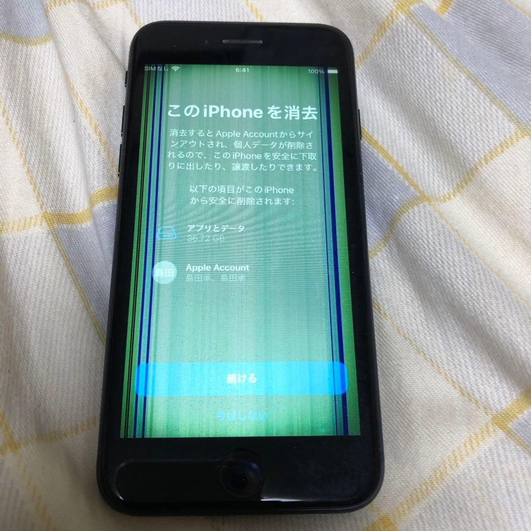 （ジャンク）iPhonese 第２世代　画面見れない