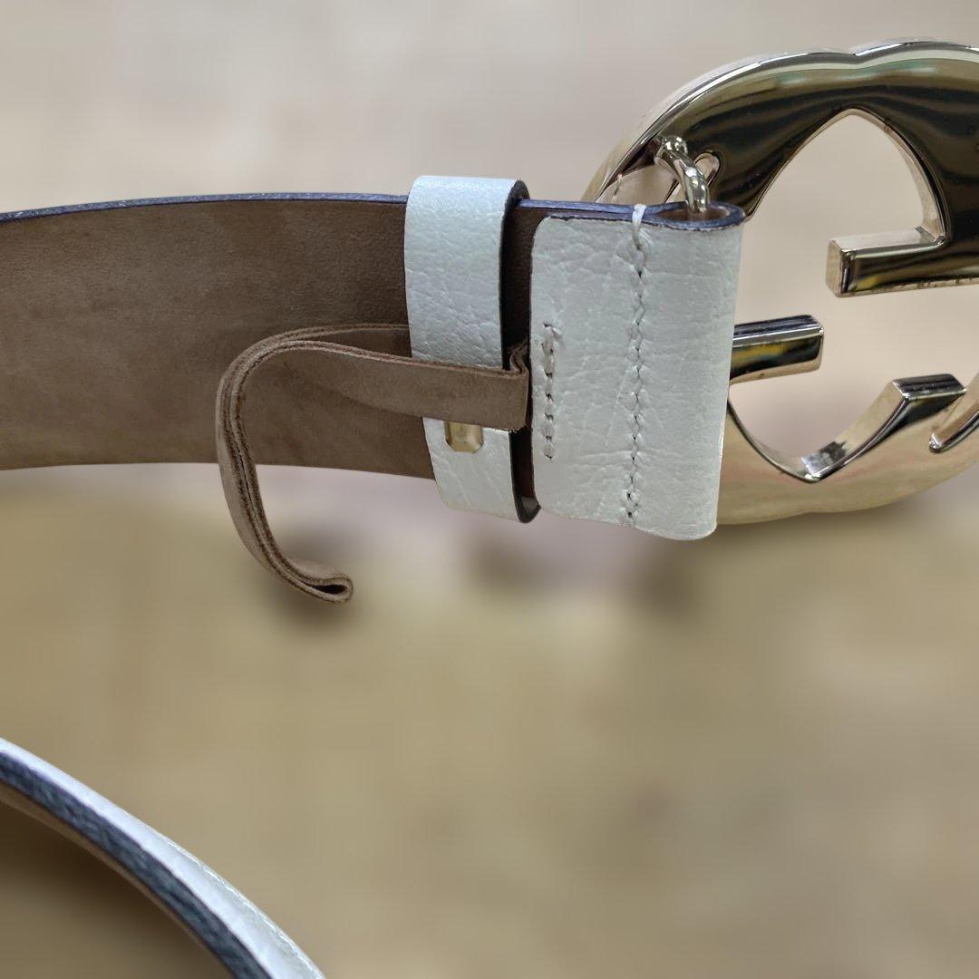 REO GUCCI ベルト インターロッキング グッチシマ GGレザー