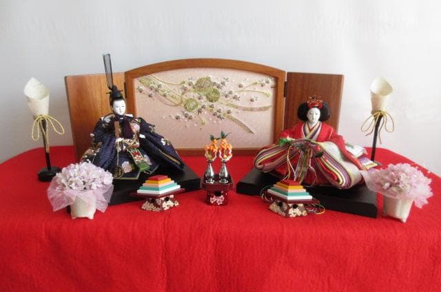 Ｔokara 吉徳大光　麗しいお顔の衣装着　びな　高級木胴