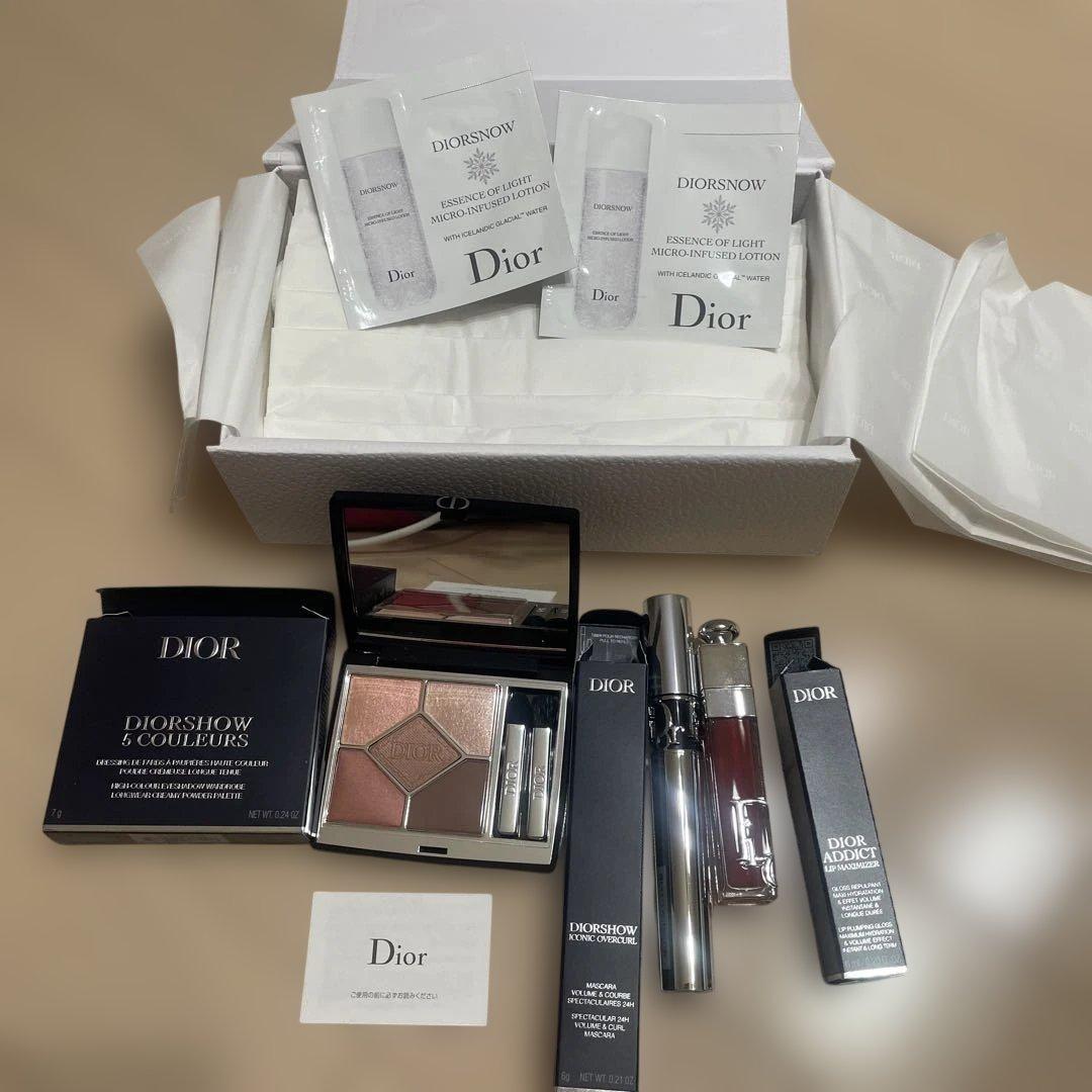 Dior アイシャドウ429 リップグロス024 マスカラ090 サンプル付き