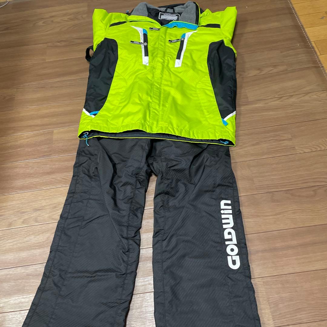 GOLDWIN スキーウェア 160サイズ ライムグリーン/ブラック