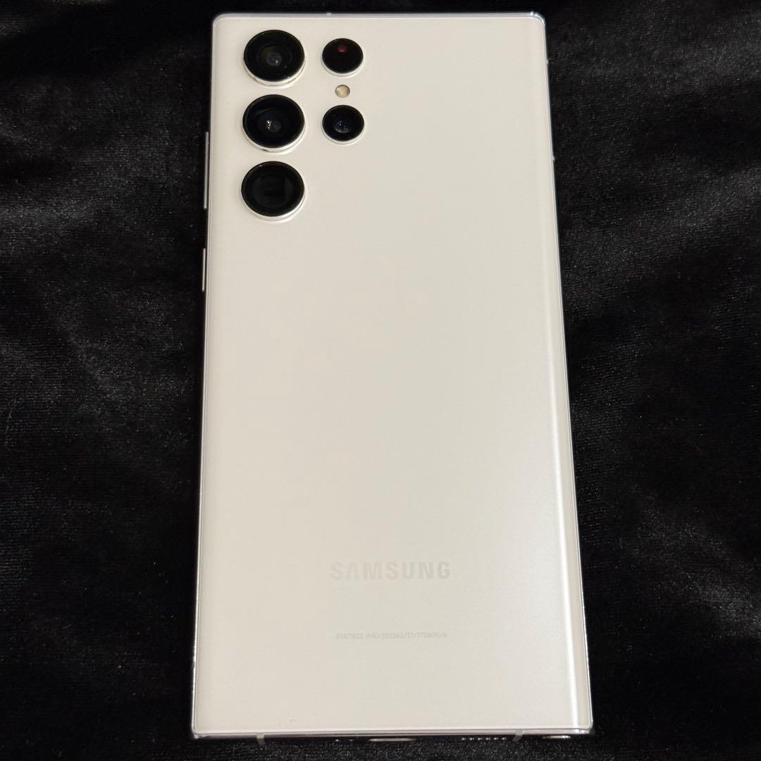 Samsung galaxy S22 ultra 256GB ホワイト 本体