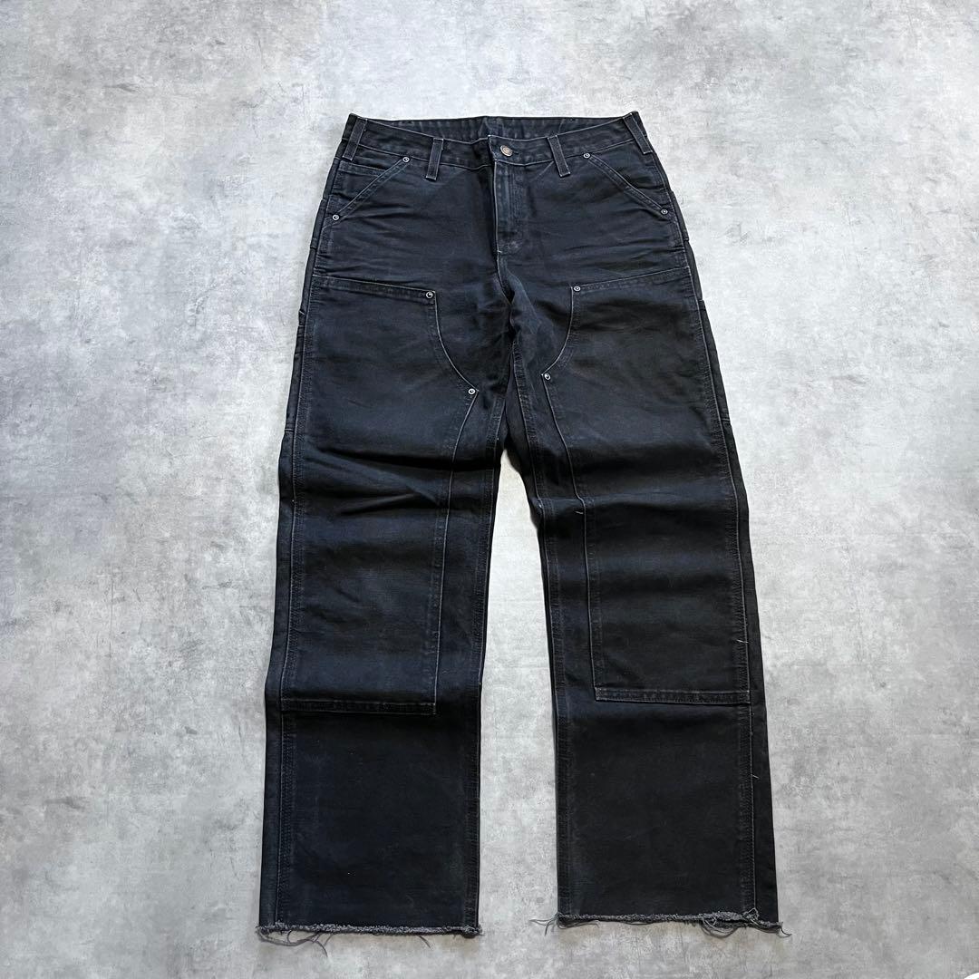 00's フェード カーハート ダブルニー 通のメキシコ製 ペインターパンツ