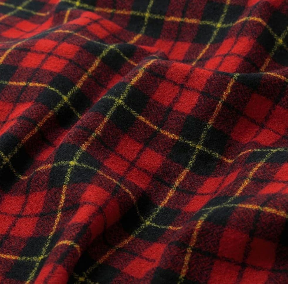 美品オールドマンズテーラーR&D.M.Coタータンチェック　ブランケット 毛布