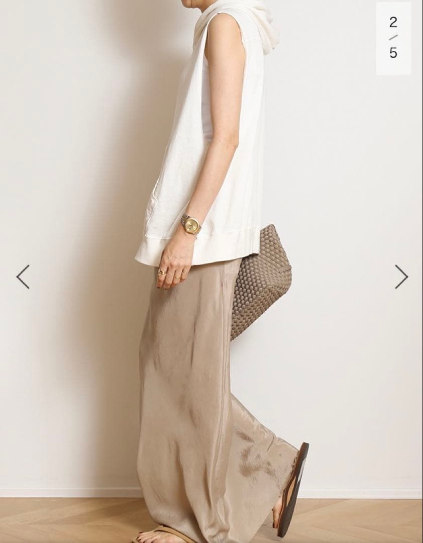 muse de Deuxieme classeジョンブルノースリーブパーカー新品