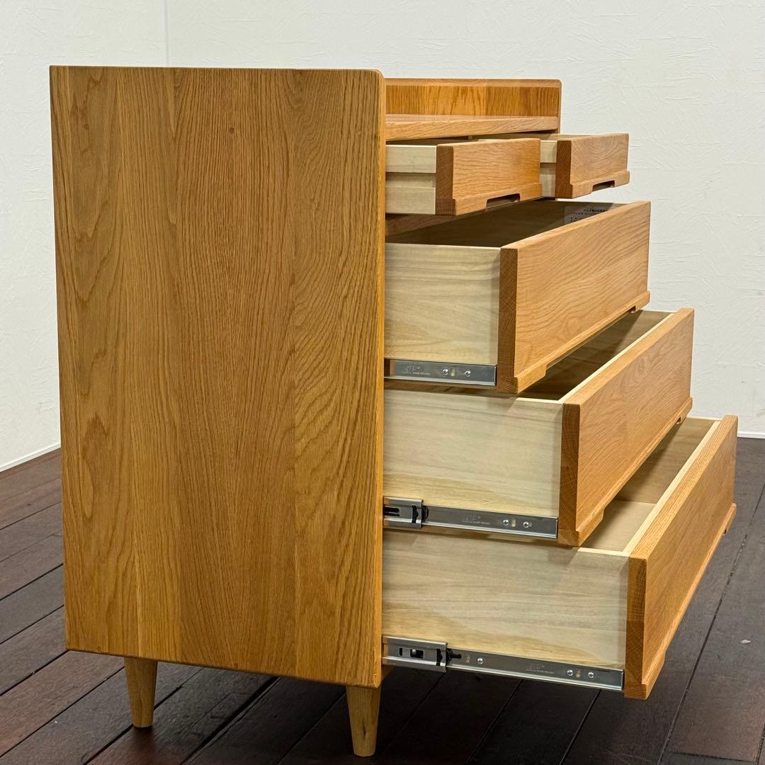 H19K34 展示品 起立木工 ノーラ 4段チェスト