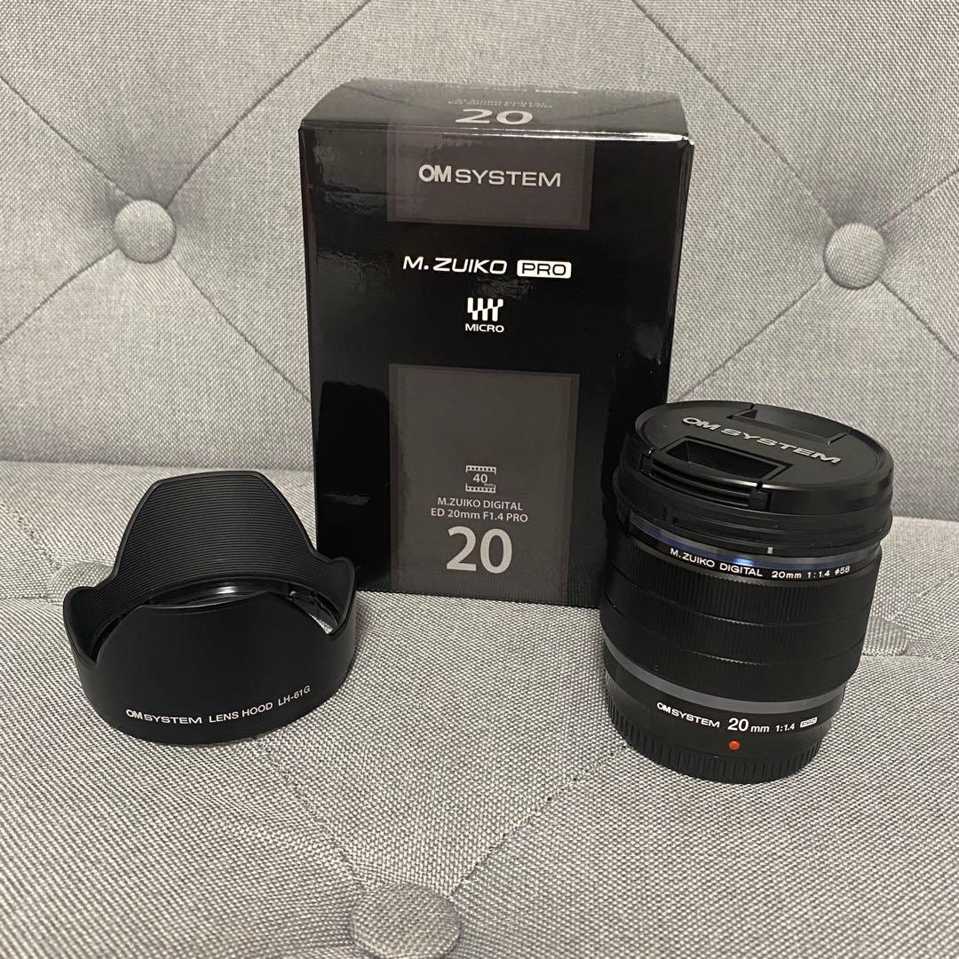 レンズ(単焦点) OM SYSTEM M.ZUIKO 20mm F1.4 PRO