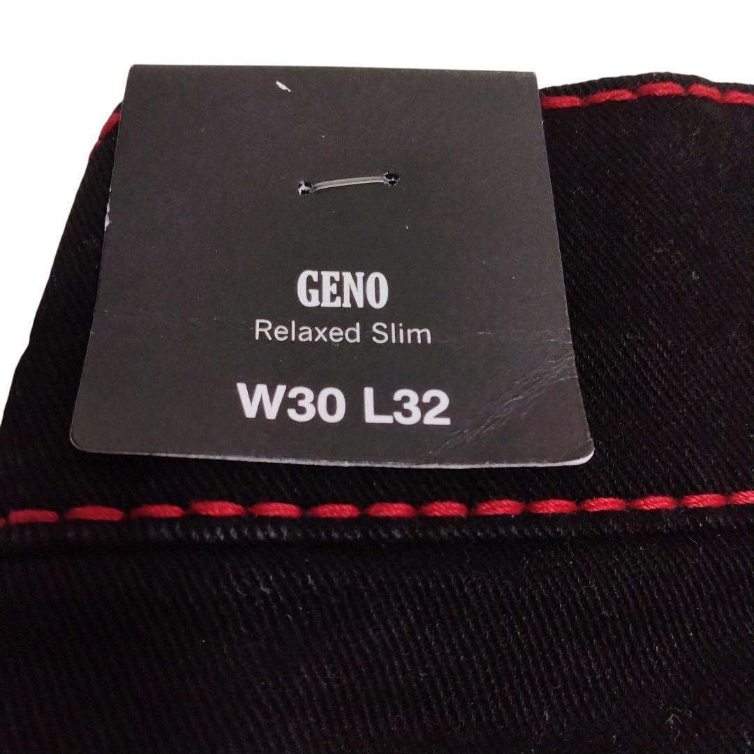 W30 ✨新品未使用 トゥルーレリジョン デニムパンツ ブラック ビッグT