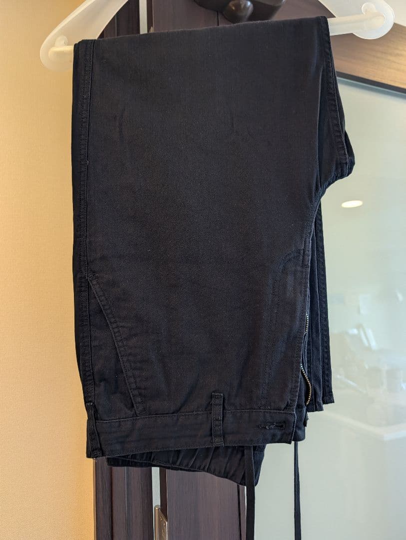 【3点セット】無印 カポック混 ヘリンボーン XL カバーオール ベスト BK