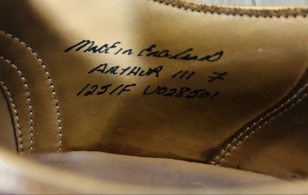 JOSEPH CHEANEY arthur ブラウンウィングチップシューズ