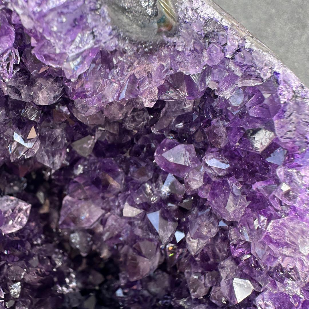 特売❣️天然石 アメジストのドーム　置物D.467