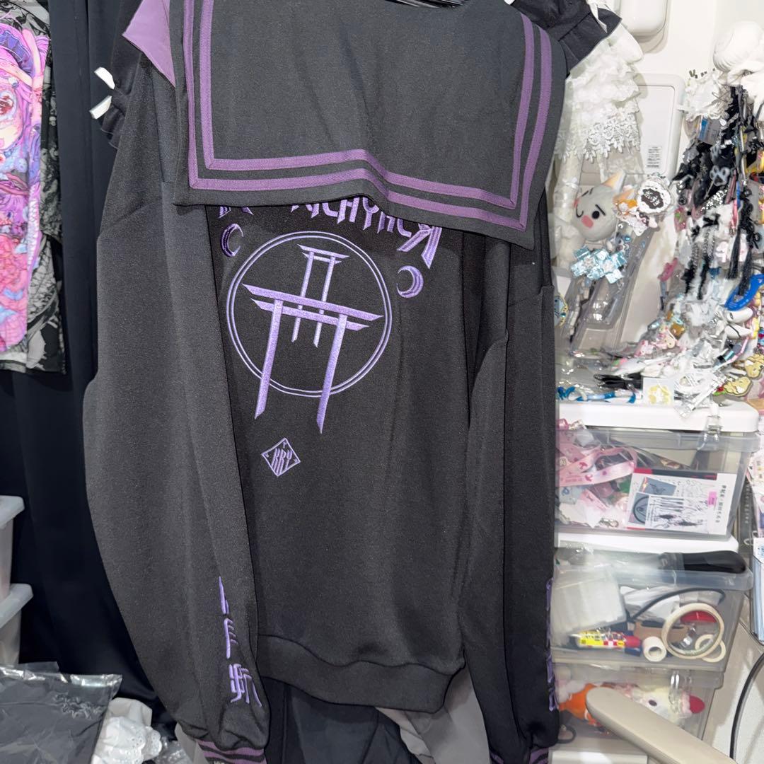 KRY clothing TAKURAMI セーラー パーカー　紫 タグ付き