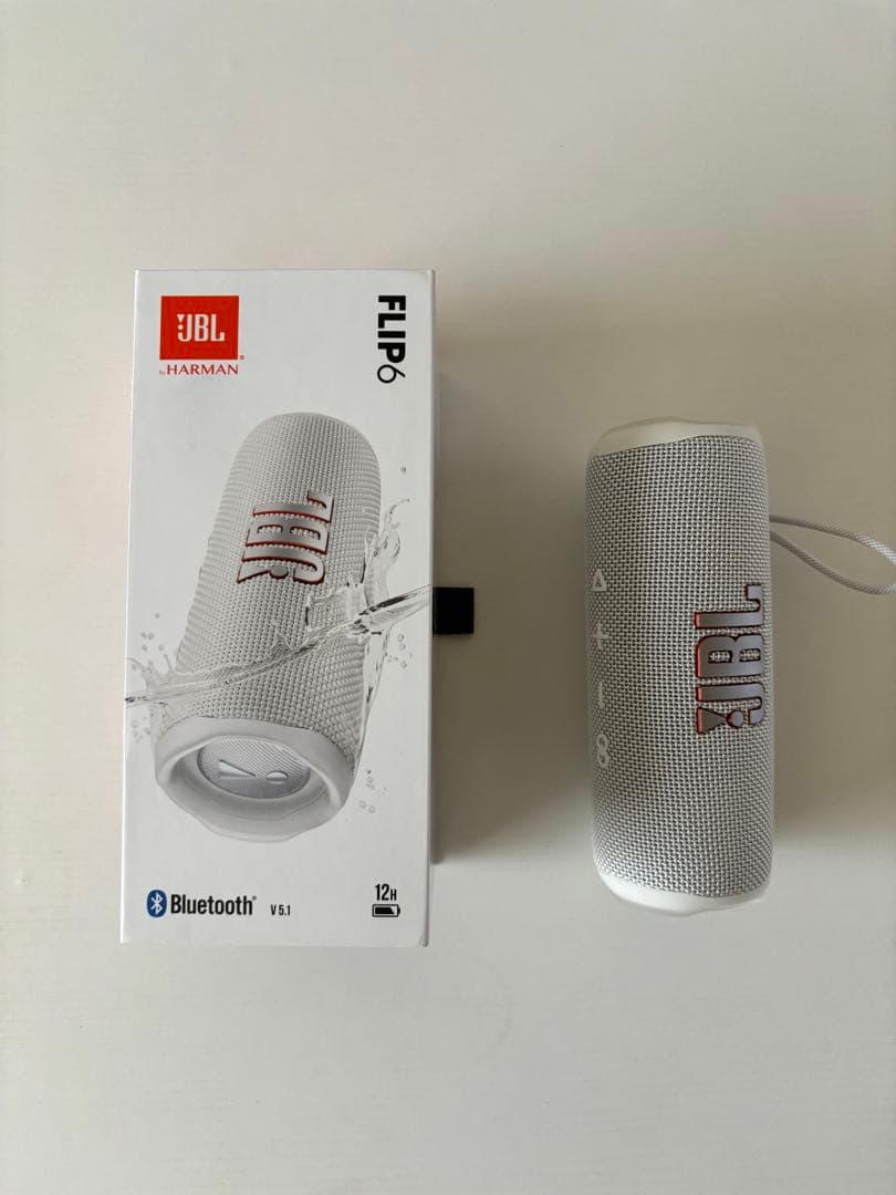 JBL FLIP6 ホワイト ワイヤレススピーカー