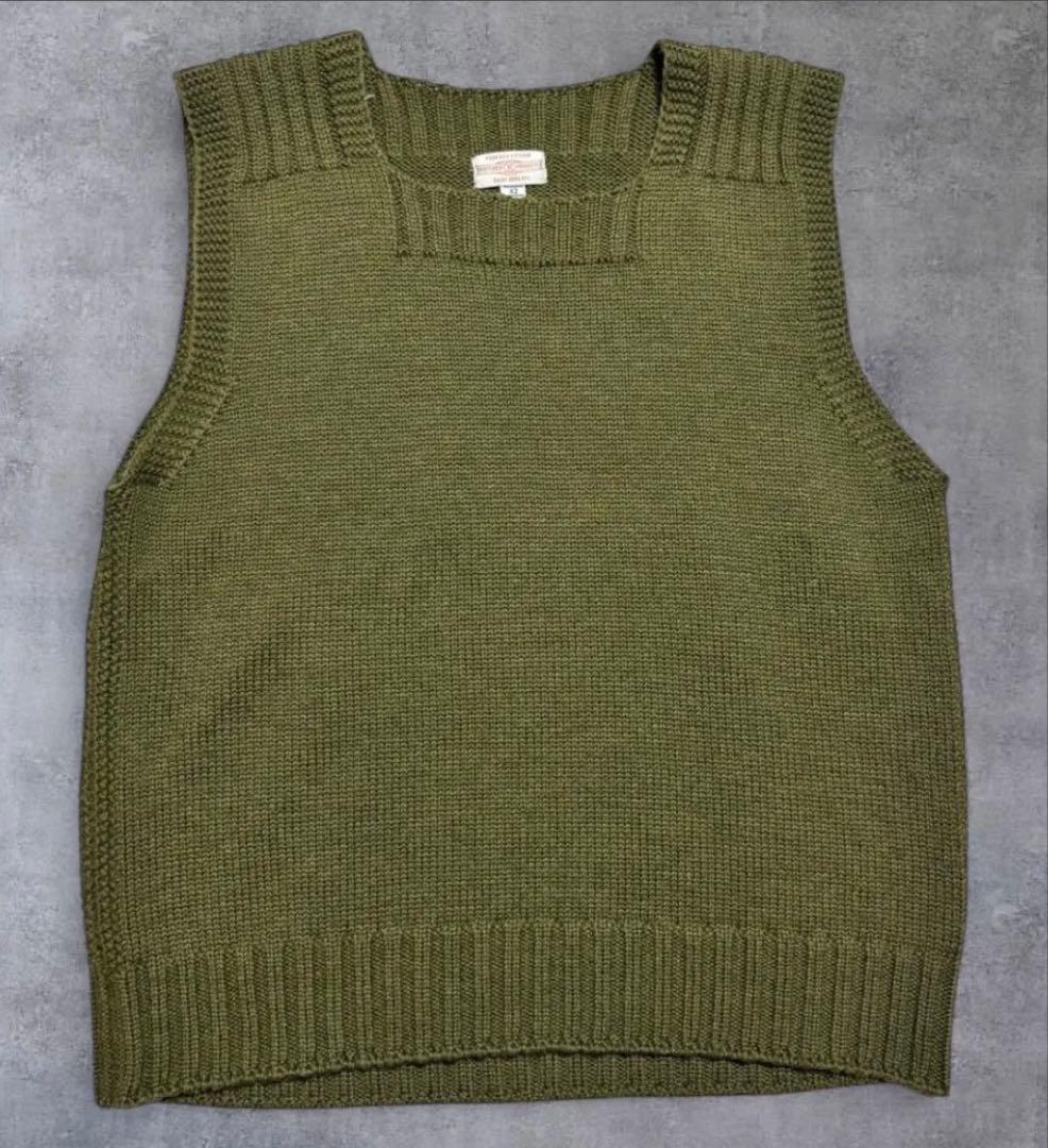 ブッチャープロダクツ アットラスト　ニットベスト　42
