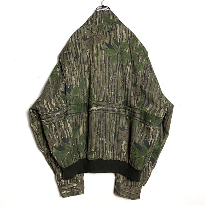 USA古着 迷彩 リアルツリー ミリタリージャケット 緑 XL ブルゾン